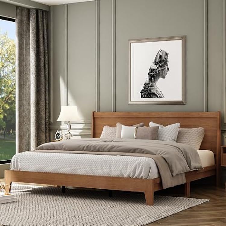 Serene Wooden Bed Frame